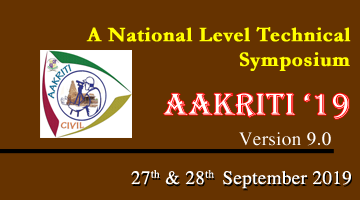 A National level Technical symposium - AAKRITI ‘19